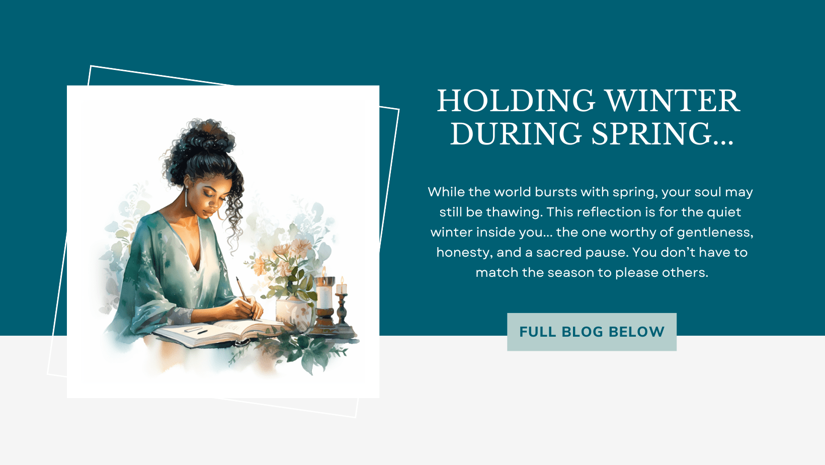 Navigating grief and sadness, depression. Sacred In Every Season.